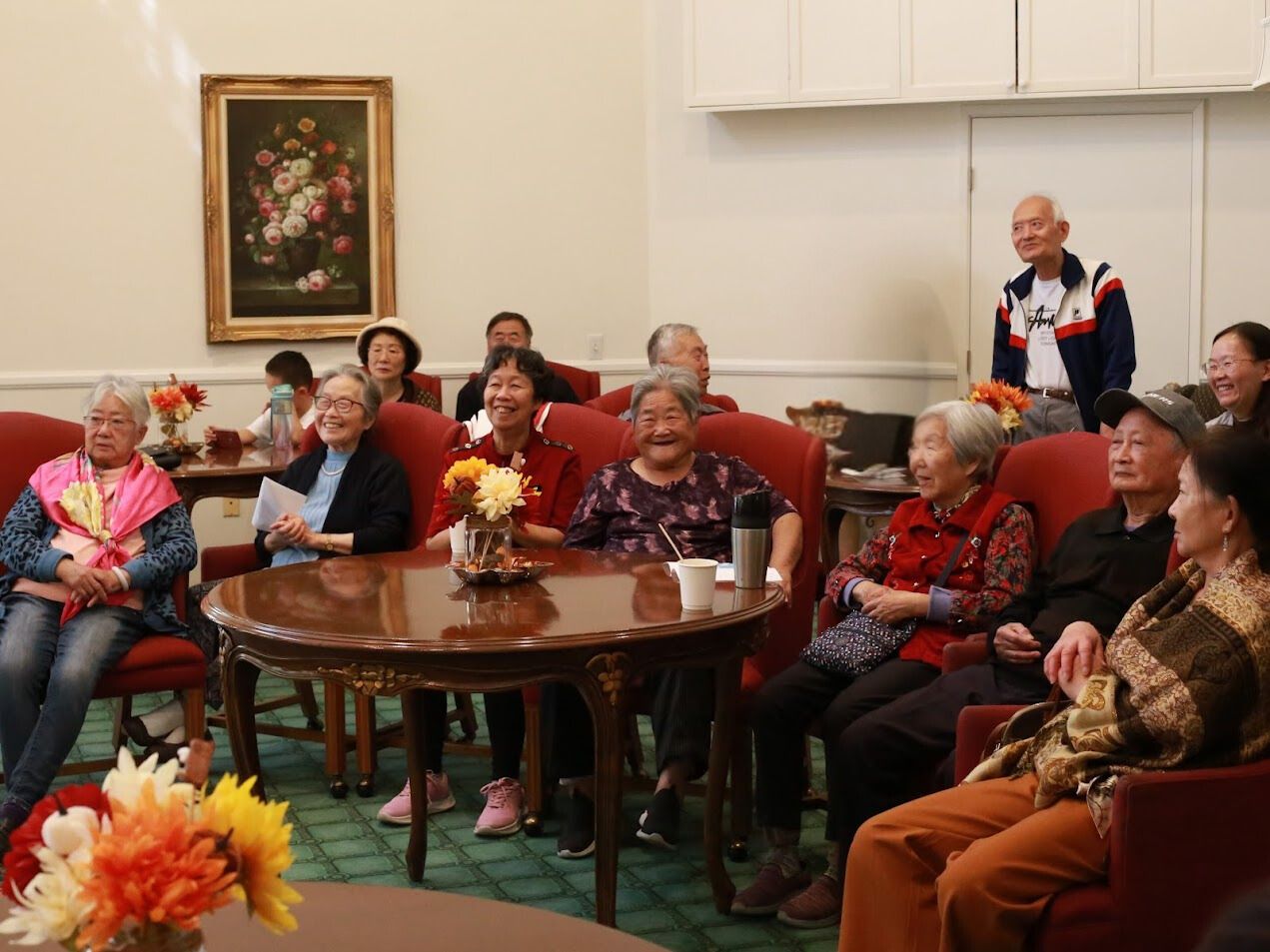 Seniors pose for the camera 10/19/24