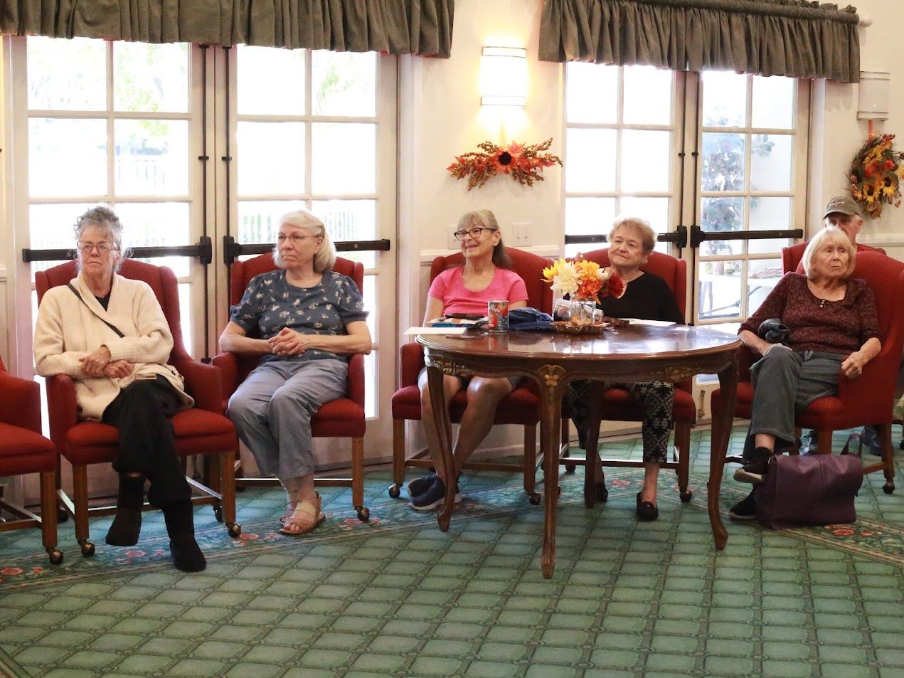 Seniors enjoying the Performances 10/19/2024