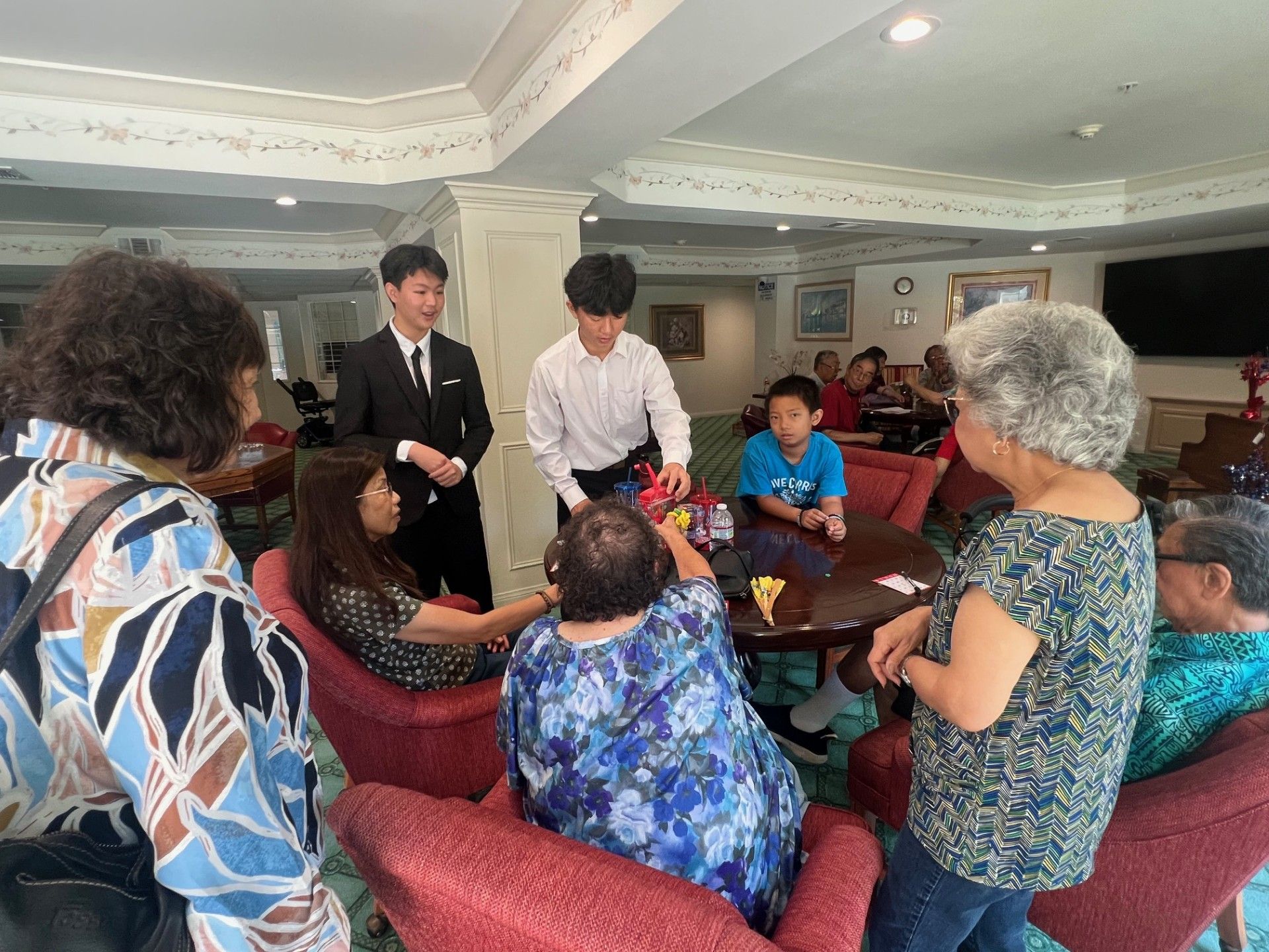 Bingo Activity with Seniors 6/29/2024