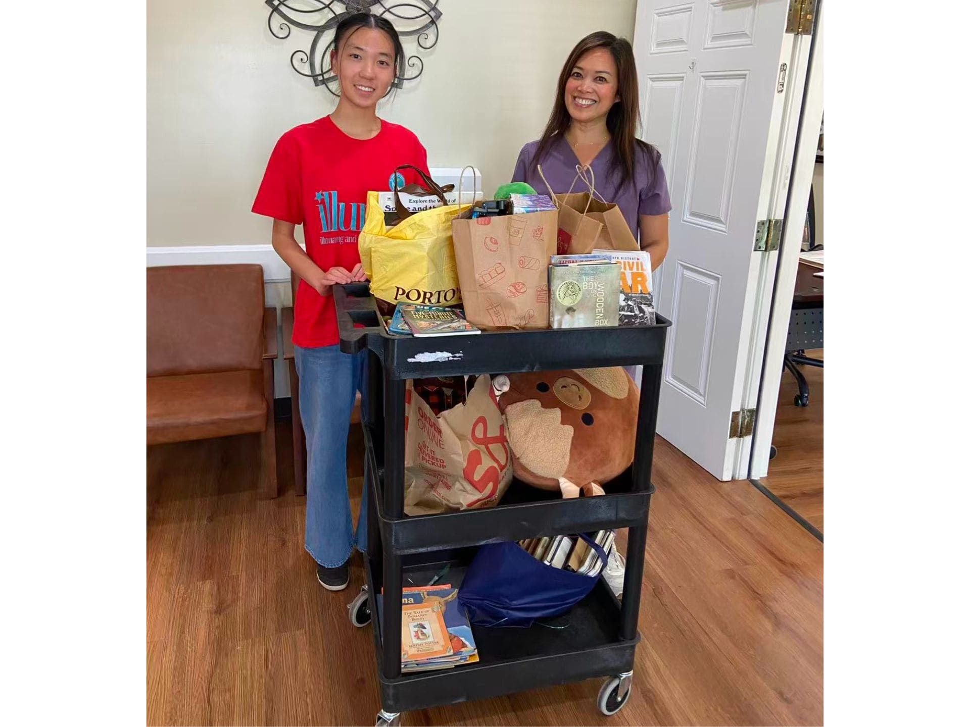 May 2026 Lucy with Donations