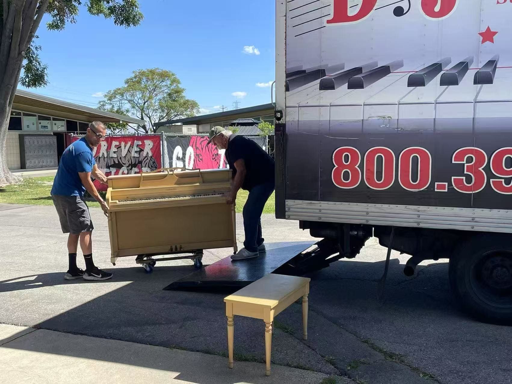 Piano Donated to Hope School 4/2/25