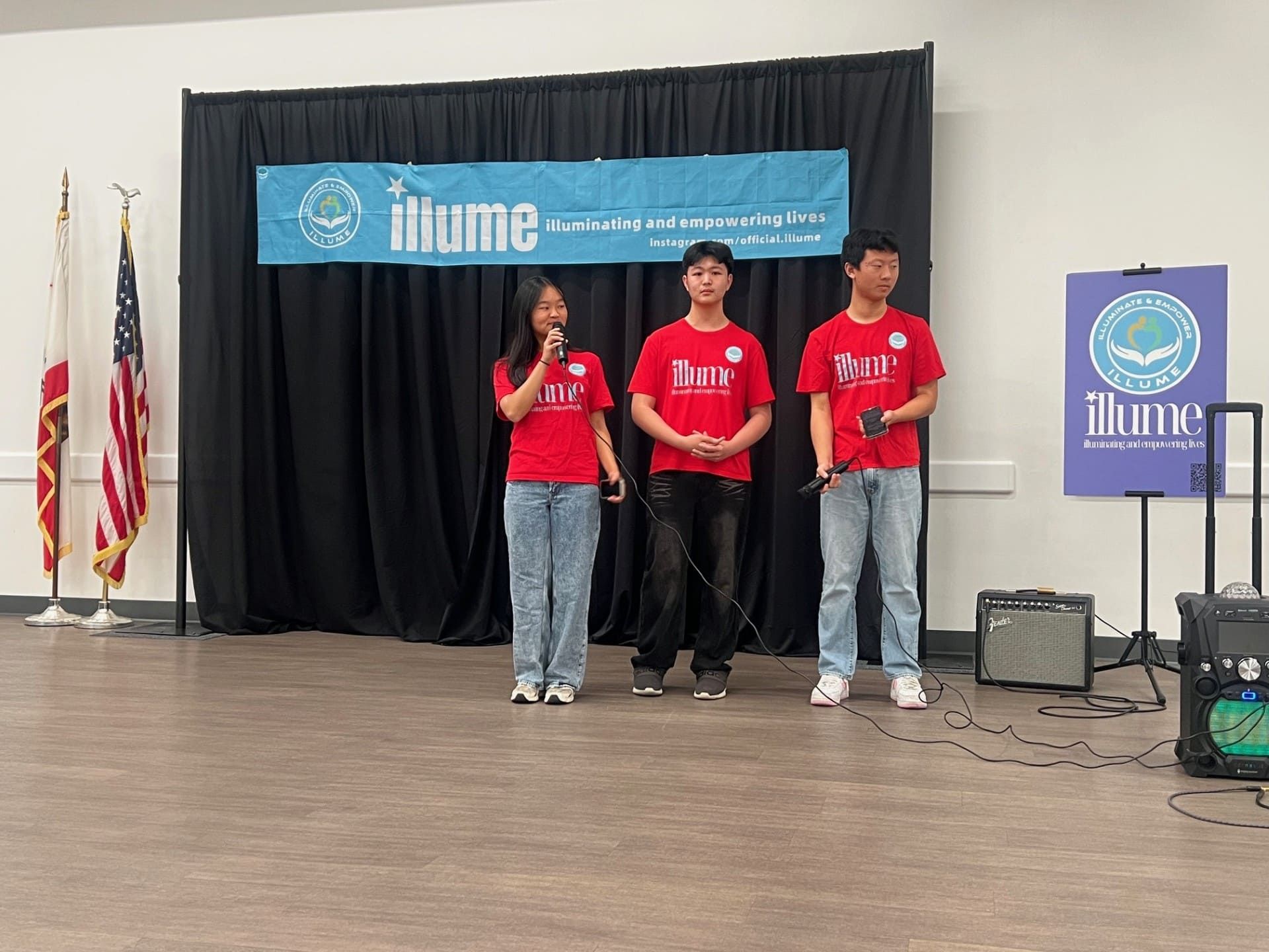 Brendan, Yanhao, and Annie Host Senior Event 6/4/25