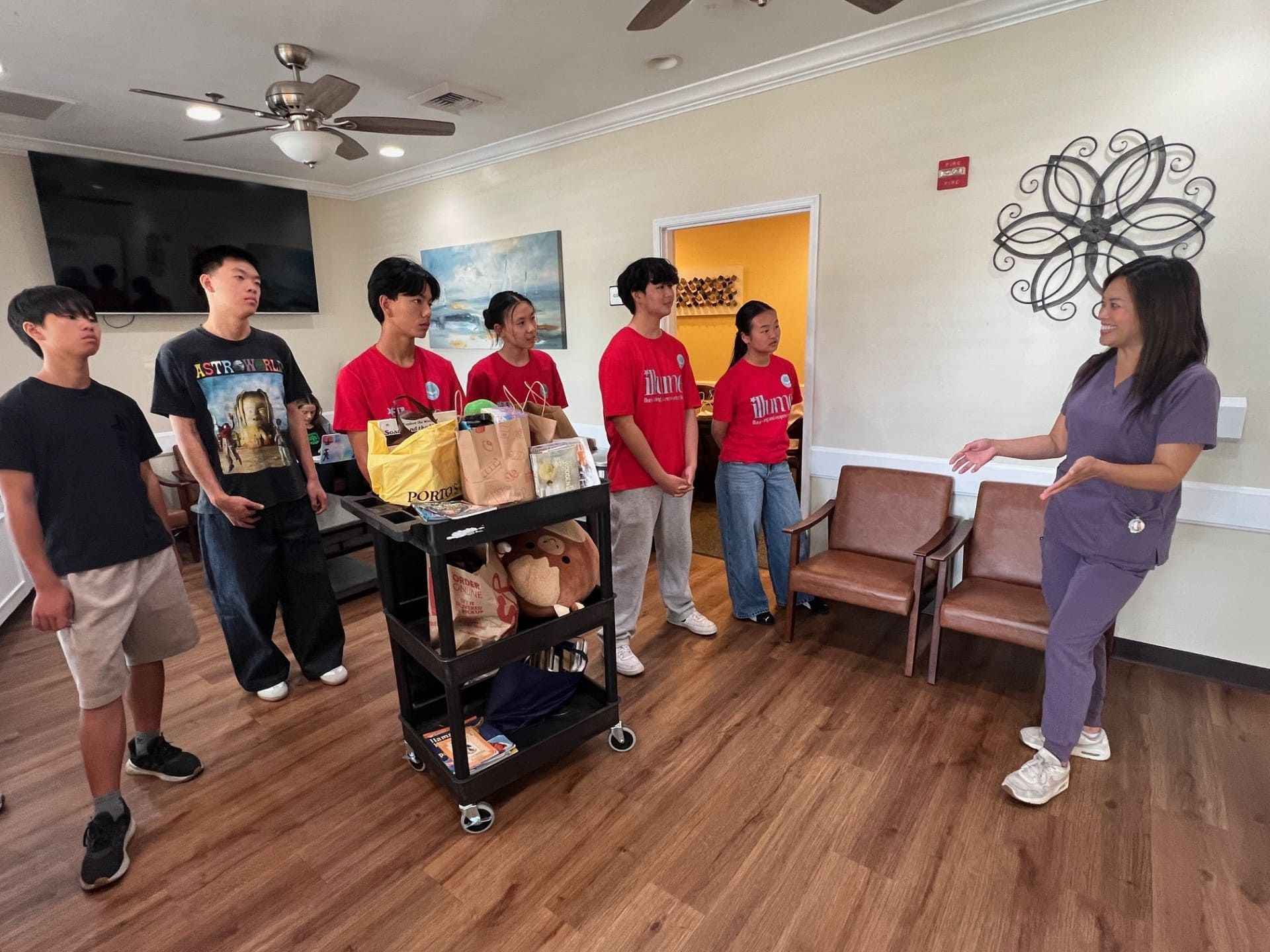 May 2026 Healthbridge healthcare workers express gratitude and coordinate future events