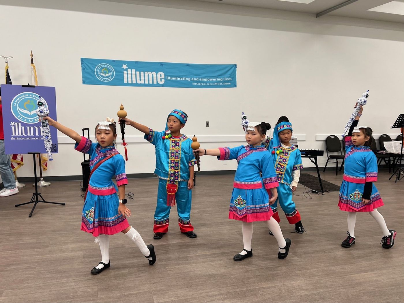 Volunteers Dance during Gourd Flute Performance 11/25/2024
