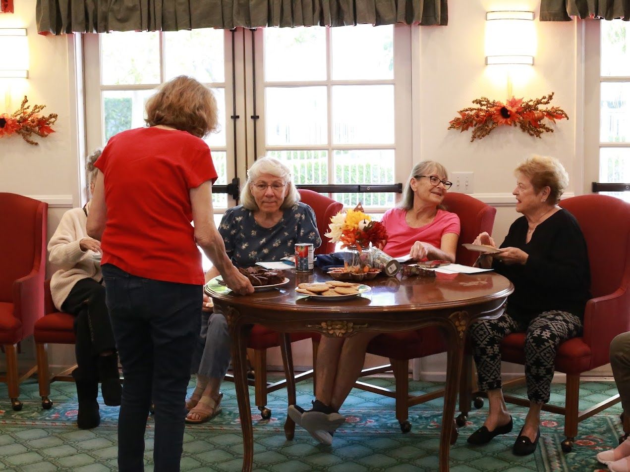 Seniors enjoy Homemade Brownies 10/19/2024