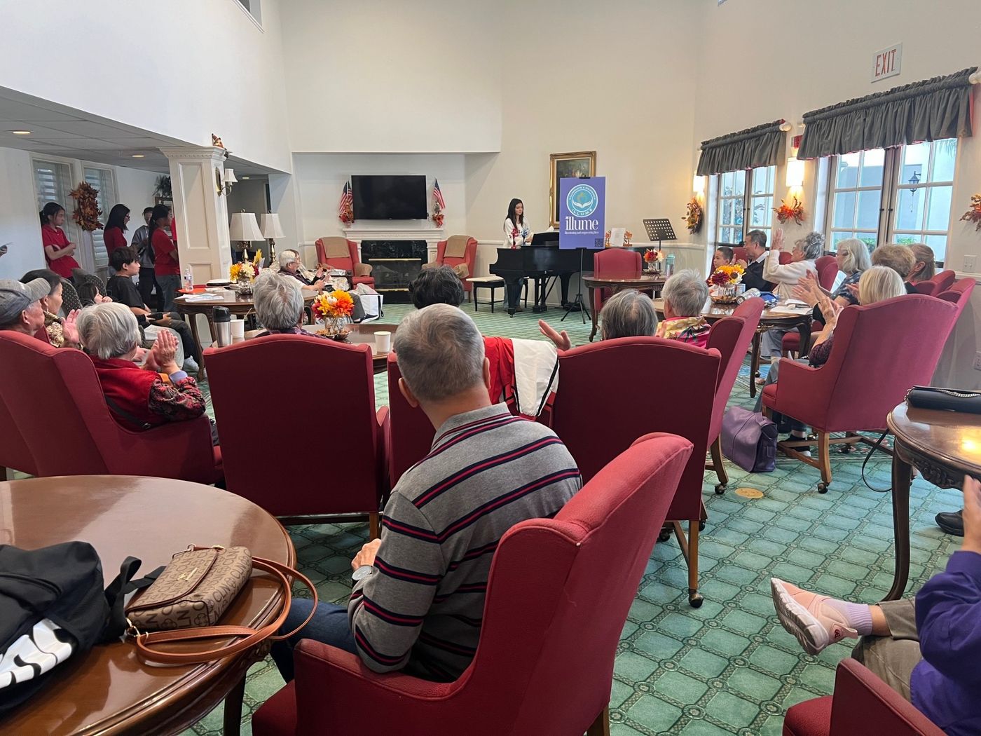 Seniors enjoy Sima's piano performance 10/19/2024